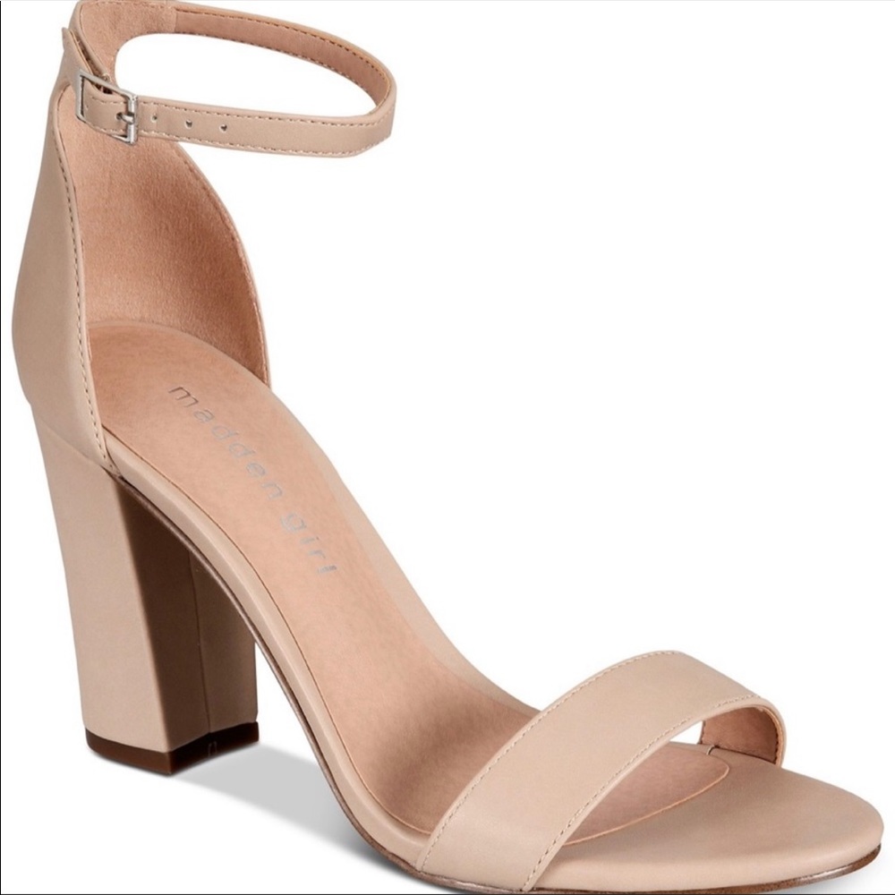 New Madden Girl 3.5” Block Heels Size 7.5